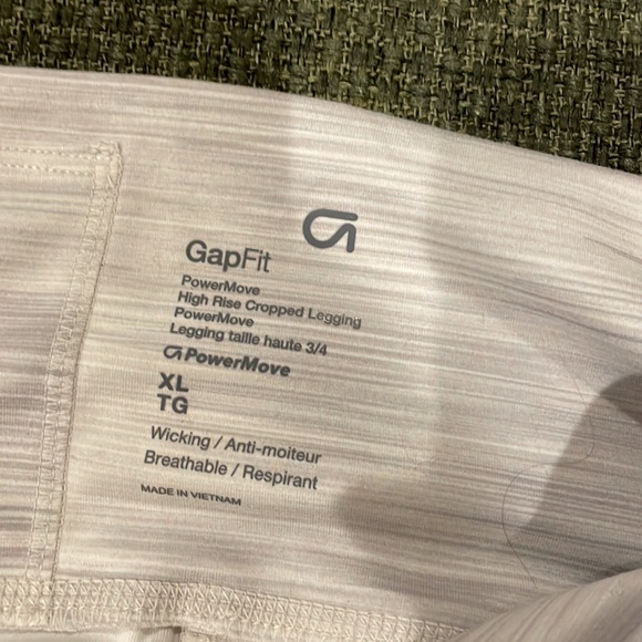 Gap high rise cropped legging (sz XL) - Picture 3 of 10